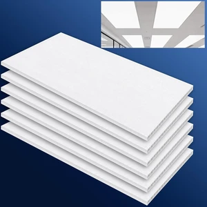 6 Pack Polycarbonate Fluorescent Light Covers, Lighting Diffuser Panel 6 Pack Polycarbonate Fluorescent Light Covers, Lighting Diffuser Panel