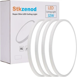 4PK 15.8 Inch LED Flush Mount Ceiling Light Fixture, 32W,3200LM,3000K/4000K/6000K CCT Selectable,0.67 inch Super Slim LED Ceiling Light for Bedroom,Hallway,Kitchen,White 4PK 15.8 Inch LED Flush Mount Ceiling Light Fixture, 32W,3200LM,3000K/4000K/6000K CCT Selectable,0.67 inch Super Slim LED Ceiling Light for Bedroom,Hallway,Kitchen,White