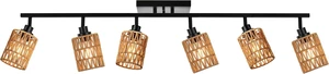 MELUCEE Ceiling Track Lighting Kits 6 Light with Rotatable Light Head MELUCEE Ceiling Track Lighting Kits 6 Light with Rotatable Light Head