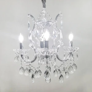 Modern Crystal Chandelier Light Fixtures 4-Light, K9 Clear Crystal Pendant Ceiling Light Fixture for Kitchen Island,Dinning Room, Bedroom,Hallway,Bathroom (4 Lights) Modern Crystal Chandelier Light Fixtures 4-Light, K9 Clear Crystal Pendant Ceiling Light Fixture for Kitchen Island,Dinning Room, Bedroom,Hallway,Bathroom (4 Lights)