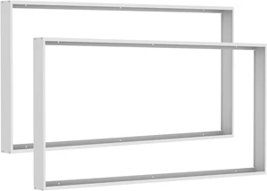 2x4FT LED Flat Panel Light Surface Mount Kits, 2" Wide Frame, 2 Pack 2x4FT LED Flat Panel Light Surface Mount Kits, 2" Wide Frame, 2 Pack