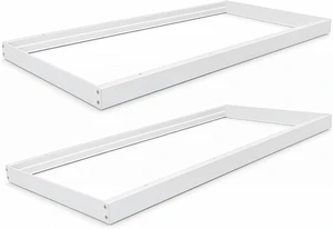 2x4FT Surface Mount Kit for LED Flat Panel Light 2Pack, Aluminum 2x4FT Surface Mount Kit for LED Flat Panel Light 2Pack, Aluminum