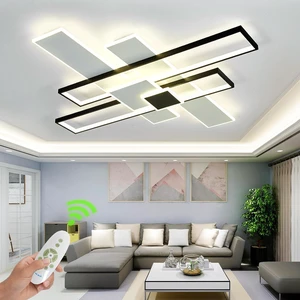Large Geometric LED Flush Mount Ceiling Light