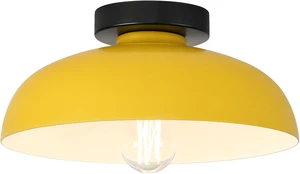 Modern Semi Flush Mount Ceiling Light, Yellow Light (12.01 Inch)