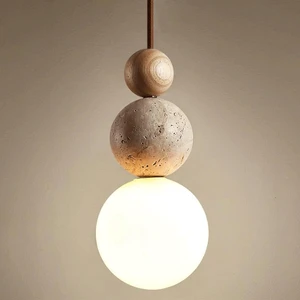 Modern Indoor Pendant Light Natural Stone Spherical Hanging Light Frosted White Glass Suspension Pendant Lamp for Bedside Restaurant Kitchen Island Aisle Bar Club Chandelier Modern Indoor Pendant Light Natural Stone Spherical Hanging Light Frosted White Glass Suspension Pendant Lamp for Bedside Restaurant Kitchen Island Aisle Bar Club Chandelier