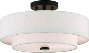 Livex Lighting 51084-92 Ceiling Mount, English Bronze