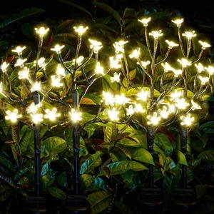 Solar Garden Lights Garden Decor, 4Pack Solar Flowers Decorative Solar Garden Lights Garden Decor, 4Pack Solar Flowers Decorative