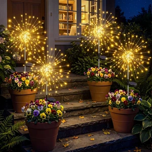 btfarm 4 Pack Solar Garden Lights Outdoor, 8 Modes Firework Lights Outside btfarm 4 Pack Solar Garden Lights Outdoor, 8 Modes Firework Lights Outside