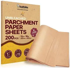 200Pcs 12x16 In Unbleached Parchment Paper for Baking, Precut Parchment Paper Sheets, Heavy Duty Flat Baking Paper, Half Sheet Baking Sheets for Baking Cookies, Cooking, Air Fryer, Oven 200Pcs 12x16 In Unbleached Parchment Paper for Baking, Precut Parchment Paper Sheets, Heavy Duty Flat Baking Paper, Half Sheet Baking Sheets for Baking Cookies, Cooking, Air Fryer, Oven