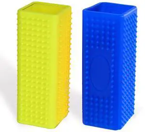 2pcs Pet Dog Cat Hair Remover, Pet Hair Removal Tool, Hollow Cleaner Brush for carInterior, Furniture, Sofa (blue and yellow) 2pcs Pet Dog Cat Hair Remover, Pet Hair Removal Tool, Hollow Cleaner Brush for carInterior, Furniture, Sofa (blue and yellow)