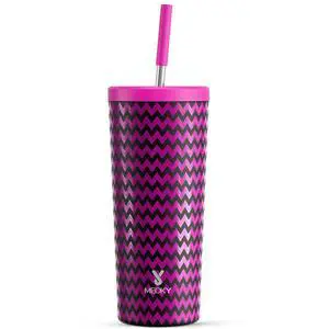 24 oz Insulated Tumbler with Lid and Straw, Stainless Steel Vacuum Insulated Tumbler, Keeps Cold for 24 Hours, 100% Leak Proof, Fits in Car Cup Holder (Bolt) 24 oz Insulated Tumbler with Lid and Straw, Stainless Steel Vacuum Insulated Tumbler, Keeps Cold for 24 Hours, 100% Leak Proof, Fits in Car Cup Holder (Bolt)