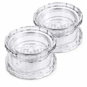 2 Pack Manual Garlic Mincer and Garlic Grinder, Clear Rotary Chopper | Garlic Chopper for Ginger, Herbs and Small Ingredients, BPA-Free, Easy to Clean Kitchen Tool 2 Pack Manual Garlic Mincer and Garlic Grinder, Clear Rotary Chopper | Garlic Chopper for Ginger, Herbs and Small Ingredients, BPA-Free, Easy to Clean Kitchen Tool