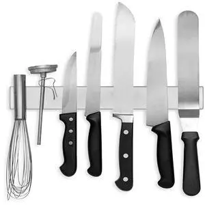 Magnetic Knife Holder for Wall and Fridge - 14" Knife Magnetic Strip, Magnet Kitchen Knife Holder and Rack, Stainless Steel Magnetic Knife Bar for Kitchen Utensils Magnetic Knife Holder for Wall and Fridge - 14" Knife Magnetic Strip, Magnet Kitchen Knife Holder and Rack, Stainless Steel Magnetic Knife Bar for Kitchen Utensils