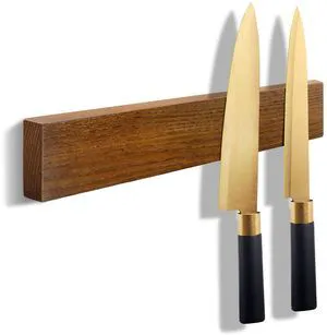 Magnetic Knife Holder Wood, 10" Knife Magnetic Strip No Drill Adhesive Knife Magnet Block, Wooden Magnetic Knife Holder for Wall Mount Fridge Refrigerator Kitchen Knife Bar Utensils Tools Organizer Magnetic Knife Holder Wood, 10" Knife Magnetic Strip No Drill Adhesive Knife Magnet Block, Wooden Magnetic Knife Holder for Wall Mount Fridge Refrigerator Kitchen Knife Bar Utensils Tools Organizer
