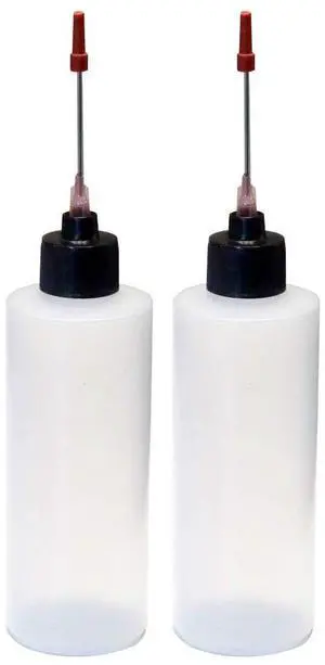 2-4oz Plastic Squeeze Bottles with 1.5 inch Stainless Steel Applicators 2-4oz Plastic Squeeze Bottles with 1.5 inch Stainless Steel Applicators