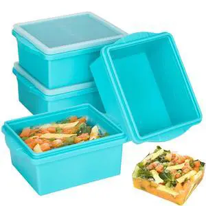 2 Cup Silicone Freezer Trays with Lids, Silicone Soup Freezer Molds - Leakproof, BPA-Free, Stackable, Microwave & Dishwasher Safe, Perfect for Soups, Sauces, Meal Prep, and Baked Goods - 4 Pack 2 Cup Silicone Freezer Trays with Lids, Silicone Soup Freezer Molds - Leakproof, BPA-Free, Stackable, Microwave & Dishwasher Safe, Perfect for Soups, Sauces, Meal Prep, and Baked Goods - 4 Pack
