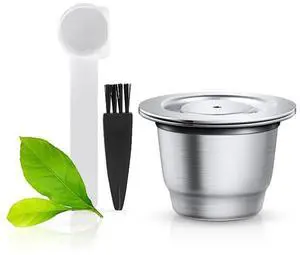 Stainless Steel Reusable Coffee Capsules Fit For N espresso Capsules OriginalLine, Metal Refillable Espresso Coffee Filter Pods Compatible For N espresso Machines Brewers Stainless Steel Reusable Coffee Capsules Fit For N espresso Capsules OriginalLine, Metal Refillable Espresso Coffee Filter Pods Compatible For N espresso Machines Brewers