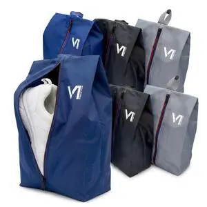 Shoe Bags for Travel with Waterproof Zipper-Durable Polyester Material Shoe Pouch - Large Size Gym Cleat Bag Smell Dust Proof Unisex/Lightweight 6-pack Set Shoe Bags for Travel with Waterproof Zipper-Durable Polyester Material Shoe Pouch - Large Size Gym Cleat Bag Smell Dust Proof Unisex/Lightweight 6-pack Set