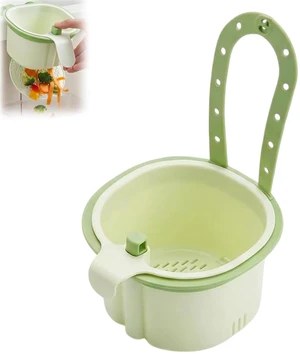 2026New Hanging Sink Drain Basket For Kitchen,Sink Strainer Basket (Green),Equipped With Automatic Tilt Multi Functional Water Tank Filter Basket,Sink Food Trap. 2026New Hanging Sink Drain Basket For Kitchen,Sink Strainer Basket (Green),Equipped With Automatic Tilt Multi Functional Water Tank Filter Basket,Sink Food Trap.