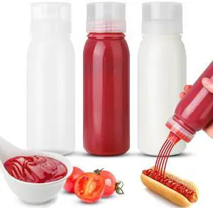 Porous Condiment Squeeze Bottles, Salad Dressing Container, Squeeze Bottles for Sauces, Botellas Exprimibles de Condimentos 3-Pack 13 oz (380ml), Syrup Dispenser Great for Ketchup, Salad, BBQ Sauce, Porous Condiment Squeeze Bottles, Salad Dressing Container, Squeeze Bottles for Sauces, Botellas Exprimibles de Condimentos 3-Pack 13 oz (380ml), Syrup Dispenser Great for Ketchup, Salad, BBQ Sauce,