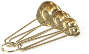 Richburn 4-Piece Gold Stainless Steel Measuring Spoons Set Durable and Stylish Kitchen Measuring Tools for Precise Baking and Cooking Richburn 4-Piece Gold Stainless Steel Measuring Spoons Set Durable and Stylish Kitchen Measuring Tools for Precise Baking and Cooking