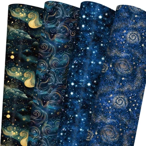 Galaxy Wrapping Paper - Blue Gold Night Sky Nebula Star Gift Wrap for Birthday, Party, Holiday 8 Folded Sheets 20 x 29 Inch, Easy to Store Galaxy Wrapping Paper - Blue Gold Night Sky Nebula Star Gift Wrap for Birthday, Party, Holiday 8 Folded Sheets 20 x 29 Inch, Easy to Store