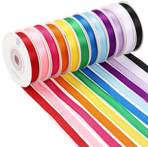 120 Yards Rainbow Ribbon 12 Colors 3/8" x 10 Yards/Roll | Easy To Tie and Shape, Crafts Satin Ribbon Pack Decorative Ribbon for Party Favor 120 Yards Rainbow Ribbon 12 Colors 3/8" x 10 Yards/Roll | Easy To Tie and Shape, Crafts Satin Ribbon Pack Decorative Ribbon for Party Favor