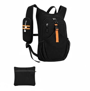 15L Small Black Hiking Backpack, Lightweight Packable Foldable Casual Backpack for Women Men, Hiking Daypack with Shoulder Strap Pocket for Travel Camping Outdoor Commute 15L Small Black Hiking Backpack, Lightweight Packable Foldable Casual Backpack for Women Men, Hiking Daypack with Shoulder Strap Pocket for Travel Camping Outdoor Commute