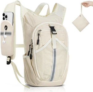 Small Hiking Backpack 10L- Lightweight Packable Foldable Backpack for Travel Camping Outdoor Commute, Compact Rucksack for Women Men(Beige) Small Hiking Backpack 10L- Lightweight Packable Foldable Backpack for Travel Camping Outdoor Commute, Compact Rucksack for Women Men(Beige)