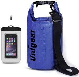 Dry Bag Waterproof, Floating and Lightweight Bags for Kayaking, Boating, Fishing, Swimming and Camping with Waterproof Phone Case (Blue, 10L) Dry Bag Waterproof, Floating and Lightweight Bags for Kayaking, Boating, Fishing, Swimming and Camping with Waterproof Phone Case (Blue, 10L)