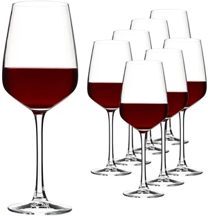 8 Pack Wine Glasses Set, 15 Oz Classic Red and White Wine Glasses with Stem - Elegant, Dishwasher Safe Glassware for Home, Restaurant, Party Use 8 Pack Wine Glasses Set, 15 Oz Classic Red and White Wine Glasses with Stem - Elegant, Dishwasher Safe Glassware for Home, Restaurant, Party Use