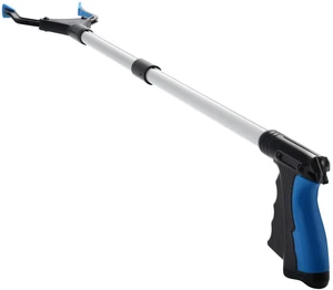 Grabber Reacher Tool, 32" Grabbers for Elderly, Lightweight Extra Long Handy Trash Claw Grabber, Mobility Aid Reaching Assist Tool for Trash Pick Up, Nabber, Litter Picker, Arm Extension (Blue) Grabber Reacher Tool, 32" Grabbers for Elderly, Lightweight Extra Long Handy Trash Claw Grabber, Mobility Aid Reaching Assist Tool for Trash Pick Up, Nabber, Litter Picker, Arm Extension (Blue)