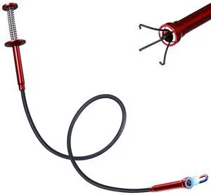 Flexible Grabber Tool, Magnetic 4-Claw Gripper (24", Red) | Mechanic Pickup Tool with Spring-Loaded Handle; for Automotive, Engine Bay, Bathroom, Kitchen, Sewers, Drain, Small Spaces Flexible Grabber Tool, Magnetic 4-Claw Gripper (24", Red) | Mechanic Pickup Tool with Spring-Loaded Handle; for Automotive, Engine Bay, Bathroom, Kitchen, Sewers, Drain, Small Spaces