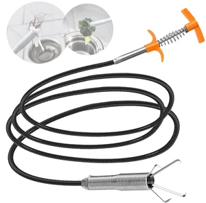 New Upgrade Drain Snake Hair Drain Clog Remover Tool - Tub Clogged Drains Opener Cleaning Tool, Flexible Grabber Claw Pick Up Reacher Tool Sink Drain Cleaner for Toilet Sewer Shower Bathroom (79 Inch) New Upgrade Drain Snake Hair Drain Clog Remover Tool - Tub Clogged Drains Opener Cleaning Tool, Flexible Grabber Claw Pick Up Reacher Tool Sink Drain Cleaner for Toilet Sewer Shower Bathroom (79 Inch)