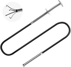 24-Inch Flexible Claw Pickup Tool, Small Caliber Grabber | 24-Inch Flexible Four-Claw Pickup Tool with Slim Tip for Retrieving Screws, Jewelry and Small Objects from Narrow Spaces 24-Inch Flexible Claw Pickup Tool, Small Caliber Grabber | 24-Inch Flexible Four-Claw Pickup Tool with Slim Tip for Retrieving Screws, Jewelry and Small Objects from Narrow Spaces