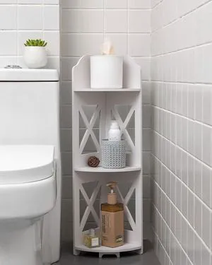 Corner Shelf Small Bathroom: Frees Up 65% Bath Space for Renters Corner Shelf Small Bathroom: Frees Up 65% Bath Space for Renters