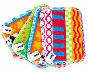 Scrub, 4-Pack Reusable, Non-Scratching Dish Scrubber for Kitchen and Household Cleaning, Planet-Friendly, Dishwasher Safe Soft Scrub, Assorted Colors and Designs Scrub, 4-Pack Reusable, Non-Scratching Dish Scrubber for Kitchen and Household Cleaning, Planet-Friendly, Dishwasher Safe Soft Scrub, Assorted Colors and Designs