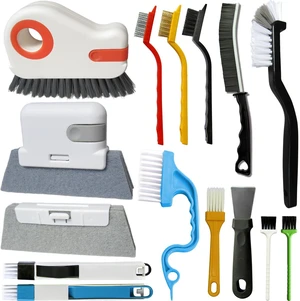 15Pcs Window Track Cleaning Brush, Small Crevice Cleaning Tools | Window Sill & Gap Cleaner for Sliding Door Tracks, Window Seals, Tile Grout, Kitchen & Bathroom Narrow Grooves, Car Vents 15Pcs Window Track Cleaning Brush, Small Crevice Cleaning Tools | Window Sill & Gap Cleaner for Sliding Door Tracks, Window Seals, Tile Grout, Kitchen & Bathroom Narrow Grooves, Car Vents
