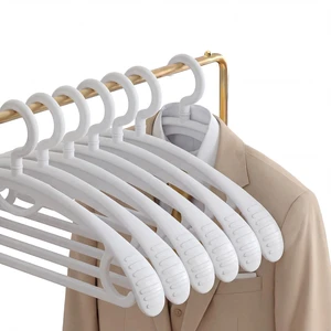 Plastic Clothes Hanger, Extra Thick Plastic Wide Shoulder Adult 360 Degrees Rotate Slip Resistant Standard Clothing Hanger Ideal for Everyday Use White 10 Pack Plastic Clothes Hanger, Extra Thick Plastic Wide Shoulder Adult 360 Degrees Rotate Slip Resistant Standard Clothing Hanger Ideal for Everyday Use White 10 Pack