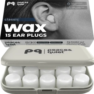 Silicone Ear Plugs for Sleeping - 15 Wax Earplugs for Sleep and Swimming Ear Plugs, Soft Ear Covers for Sleeping and Water, Noise Cancelling Silicone Ear Plugs for Sleeping - 15 Wax Earplugs for Sleep and Swimming Ear Plugs, Soft Ear Covers for Sleeping and Water, Noise Cancelling