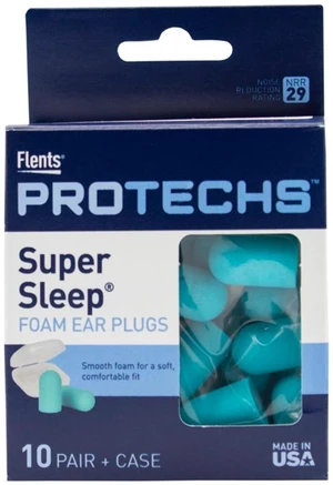 Protechs Super Sleep Foam Ear Plugs, NRR 29, 10 Pair, Teal | Ideal For Loud Noise, Reduces Pressure And Background Noise, Easy Use With Comfort Fit Protechs Super Sleep Foam Ear Plugs, NRR 29, 10 Pair, Teal | Ideal For Loud Noise, Reduces Pressure And Background Noise, Easy Use With Comfort Fit