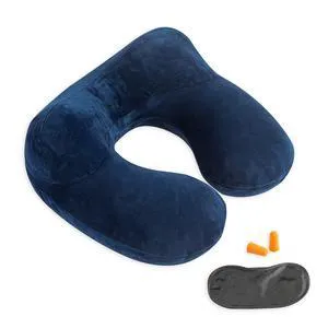 Inflatable Travel Pillow, Neck Pillow Support for Traveling, Airplanes, Cars, and Offices with Compact Carrying Bag, Soft Velvet Washable Cover, Ideal for Adult Sleepers (Blue) Inflatable Travel Pillow, Neck Pillow Support for Traveling, Airplanes, Cars, and Offices with Compact Carrying Bag, Soft Velvet Washable Cover, Ideal for Adult Sleepers (Blue)