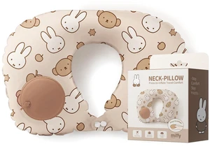 X Miffy Inflatable Neck Pillow for Traveling - Inflatable Travel Pillow for Airplanes - Neck Air Pillow, Blow Up Travel Pillows for Neck Support (Light Beige) X Miffy Inflatable Neck Pillow for Traveling - Inflatable Travel Pillow for Airplanes - Neck Air Pillow, Blow Up Travel Pillows for Neck Support (Light Beige)