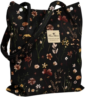 Corduroy Tote Bag for Women, Black Grow Flower | Magnetic Buckle & Pocket, Reusable, Soft, Roomy, Long Shoulder Handles, Casual Daily Work, Grocery Bags Corduroy Tote Bag for Women, Black Grow Flower | Magnetic Buckle & Pocket, Reusable, Soft, Roomy, Long Shoulder Handles, Casual Daily Work, Grocery Bags