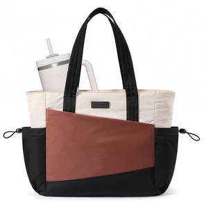 Travel Tote Bag for Women, Fits 15.6-Inch Laptop | Puffer tote bag, quilted tote bag, tote bag with zipper, work tote, large cup holder, wet pocket, luggage strap, Travel Tote Bag for Women, Fits 15.6-Inch Laptop | Puffer tote bag, quilted tote bag, tote bag with zipper, work tote, large cup holder, wet pocket, luggage strap,