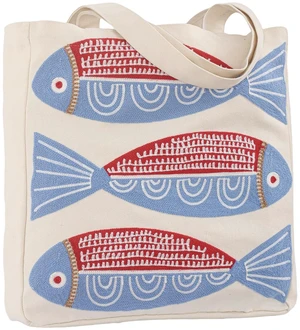 Summer Beach Embroidery Canvas Tote Bag Red Sardine Fish | Magnetic Buckle Closure, Inner Pocket, Reusable & Durable, Cute Shoulder Bag for Women, for Shopping, Grocery, Travel, Gym Summer Beach Embroidery Canvas Tote Bag Red Sardine Fish | Magnetic Buckle Closure, Inner Pocket, Reusable & Durable, Cute Shoulder Bag for Women, for Shopping, Grocery, Travel, Gym