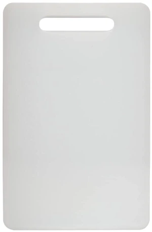 Plastic Utility Cutting Board with Handles, Food Safe PP Material, Dishwasher Safe, Thick Chopping Board, Large Size, Easy Grip Handle, for Kitchen (White) Plastic Utility Cutting Board with Handles, Food Safe PP Material, Dishwasher Safe, Thick Chopping Board, Large Size, Easy Grip Handle, for Kitchen (White)