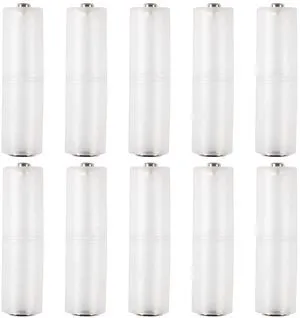 10pcs AAA to AA Battery Adapter AAA to AA Battery Converter Holder Battery Adapter Converter for AAA to AA Battery Clear Color 10pcs AAA to AA Battery Adapter AAA to AA Battery Converter Holder Battery Adapter Converter for AAA to AA Battery Clear Color