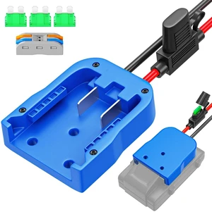 Power Wheels Battery Adapter Compatible for Kobalt 24V Max Batteries | 14 Gauge Wire Terminals, Fuse Protection, Fits KB624-03 KB524-03 KB224-03, For Power Wheels, Robotics & DIY Upgrades Power Wheels Battery Adapter Compatible for Kobalt 24V Max Batteries | 14 Gauge Wire Terminals, Fuse Protection, Fits KB624-03 KB524-03 KB224-03, For Power Wheels, Robotics & DIY Upgrades