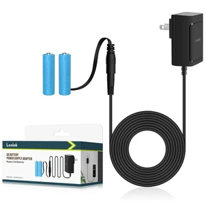AC Power Supply Adapter for AA Battery, Replace 2 AA Battery for Pumpkin Lantern, LED Light, Thermostat, Table Lamp, Motion Sensor Trash Can (Black) AC Power Supply Adapter for AA Battery, Replace 2 AA Battery for Pumpkin Lantern, LED Light, Thermostat, Table Lamp, Motion Sensor Trash Can (Black)